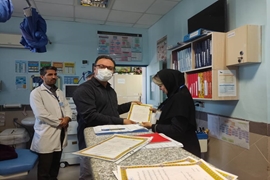 هفته ملی دیابت بیمارستان نیکوکار املش در بیمارستان نیکوکار گرامیداشته شد